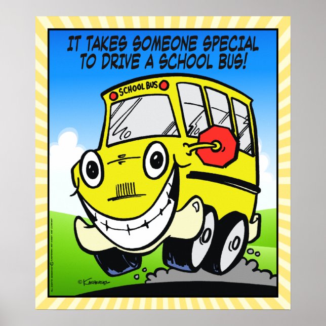 School Bus Driver Poster (Front)
