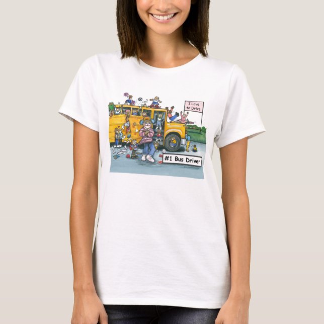 School Bus Driver Shirt (Front)