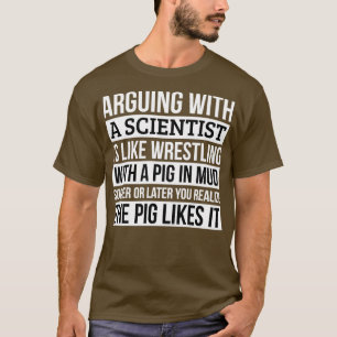 School Bus driver Shirt Like Arguing With A Pig in
