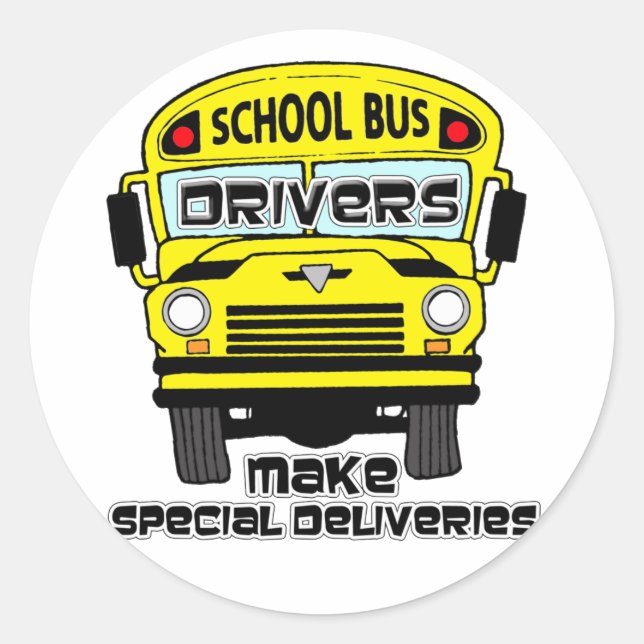 School Bus Driver Stickers (Front)