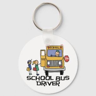 School Bus Driver T-shirts and Gifts. Key Ring