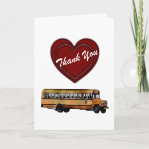 School Bus Driver-Thank You! Thank You Card