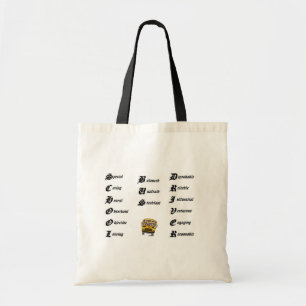 School bus driver tote bag
