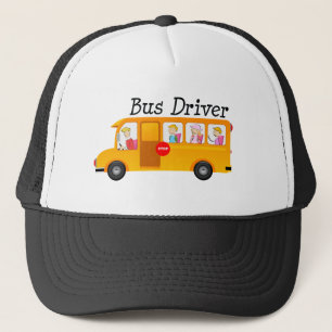 School Bus Driver Trucker Hat