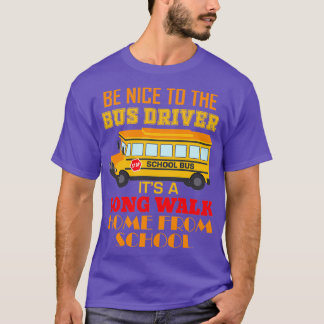School Bus Driver Work Funny Adult Appreciation Vi T-Shirt