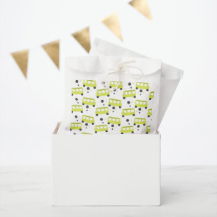School Bus Driver Yellow Confetti Teacher Favour Bags