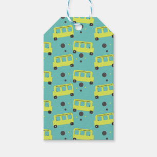 School Bus Driver Yellow Confetti Teacher Gift Ta Tags