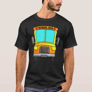 School Bus Driver Yellow Shuttle Student Transit V T-Shirt