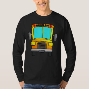 School Bus Driver Yellow Shuttle Student Transit V T-Shirt
