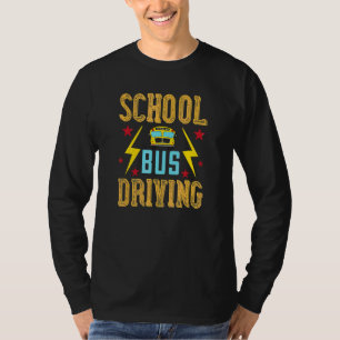 School Bus Driving School Bus Driver backpack grap T-Shirt