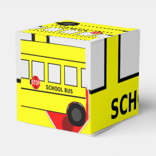 School Bus Favour Box