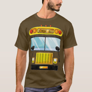 School Bus Halloween Costume funny Bus driver kids T-Shirt