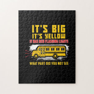 School Bus It Is Big Jigsaw Puzzle