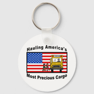 School Bus Key Chain - Customized