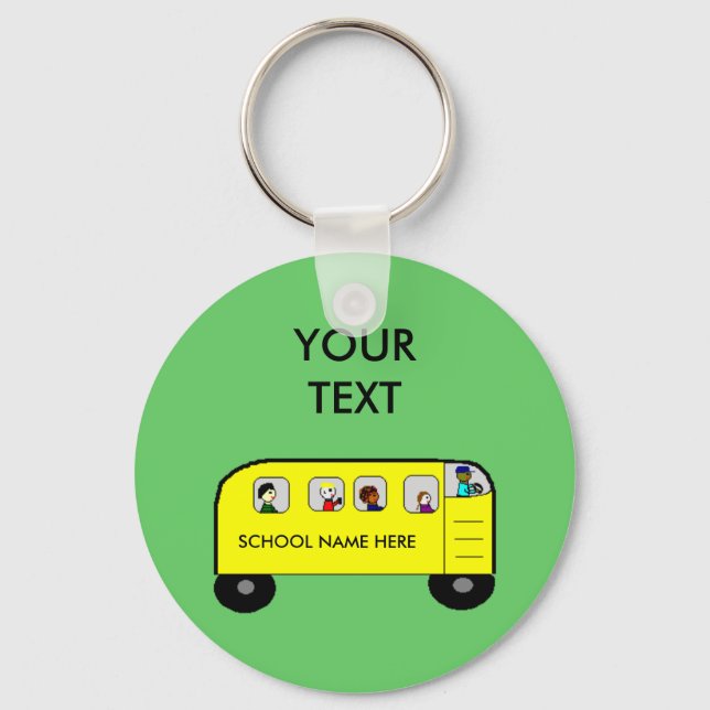 SCHOOL BUS - keychain (Front)