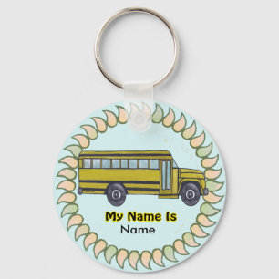 School Bus  keychain