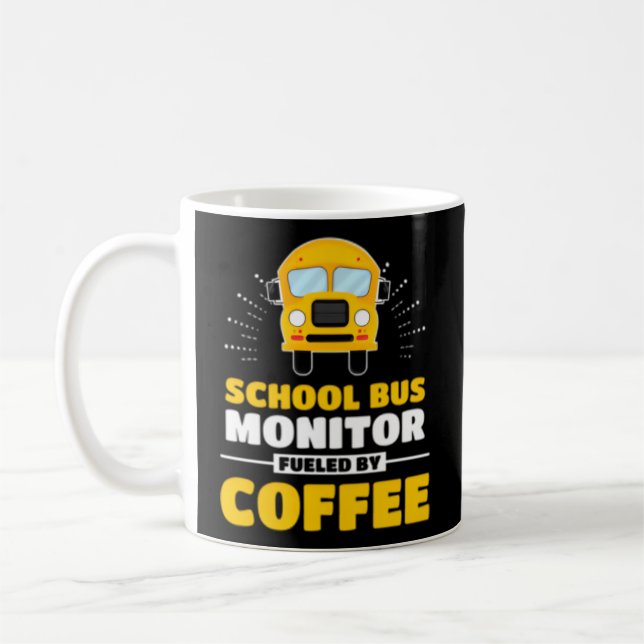 School Bus Monitor Coffee Mug (Left)