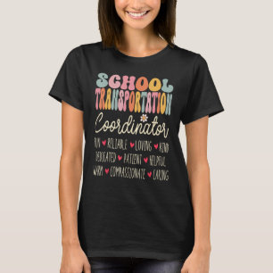 School Bus Monitor Squad School Transportation Coo T-Shirt