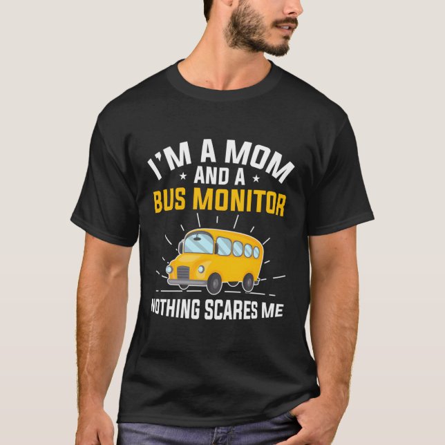 School Bus Monitor T-Shirt (Front)