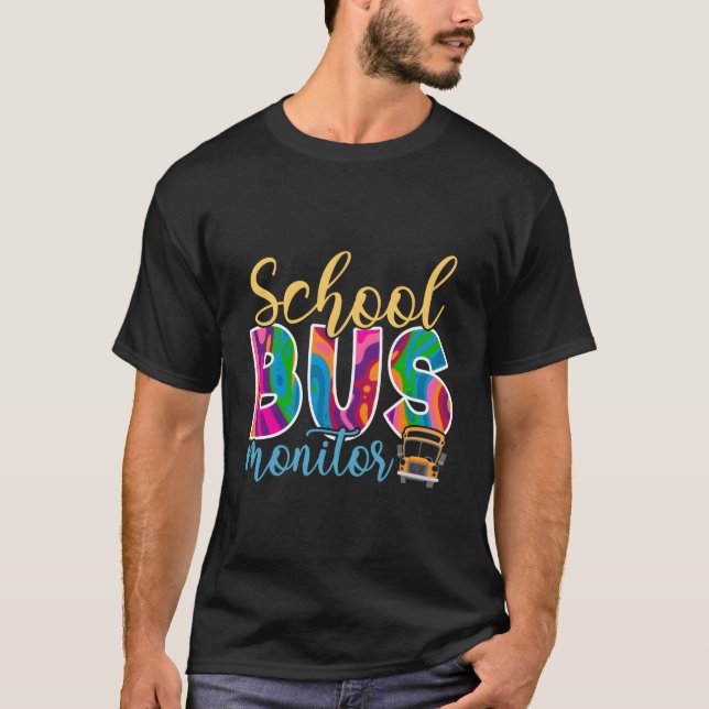 School Bus Monitor T-Shirt (Front)