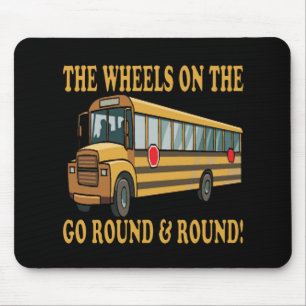 School Bus Mouse Mat