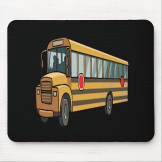 School Bus Mouse Mat