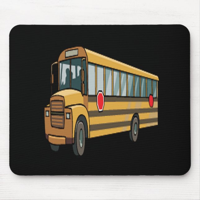 School Bus Mouse Mat (Front)