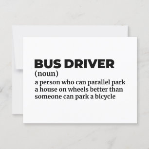 School Bus Operator Definition Postcard