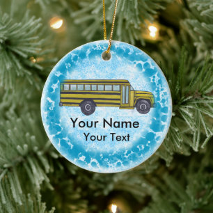 School Bus  Ornament