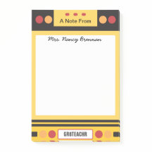 School Bus Personalised Teacher