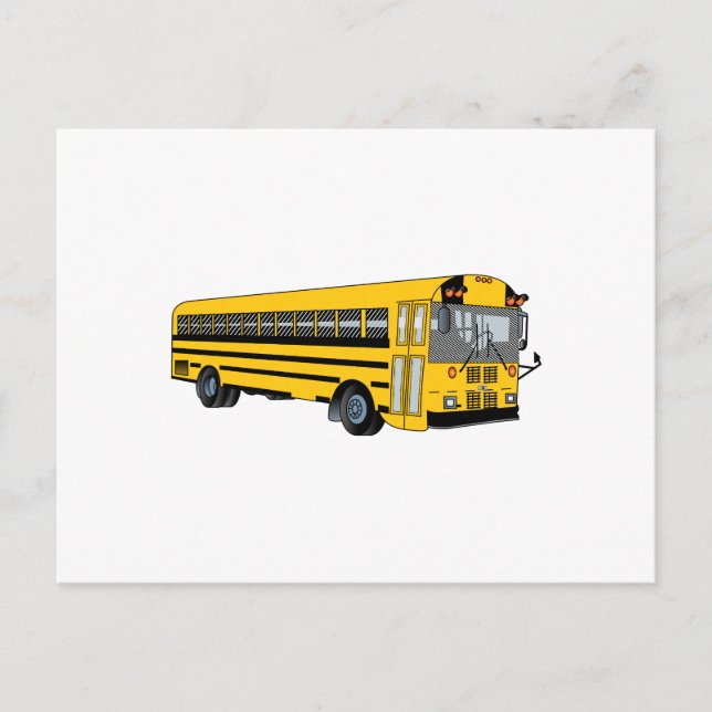 School Bus Postcard (Front)