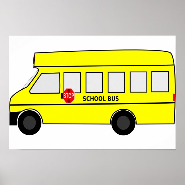 School Bus Poster (Front)
