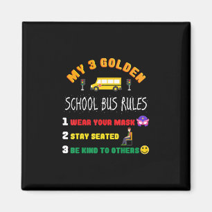 School Bus Rules For Students Funny School Bus Magnet