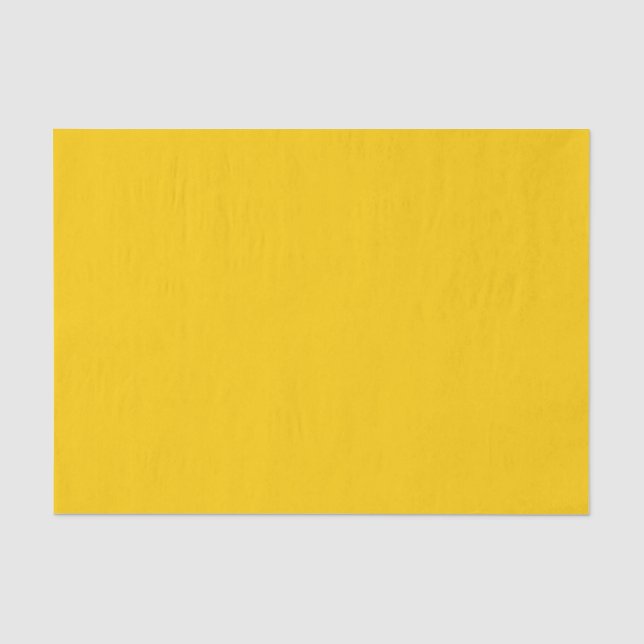 School Bus Safety Yellow Autumn Fall Solid Colour Tissue Paper (Front)