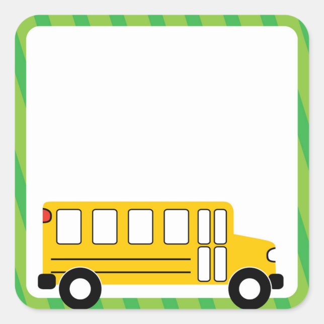 School Bus Sticker (Front)