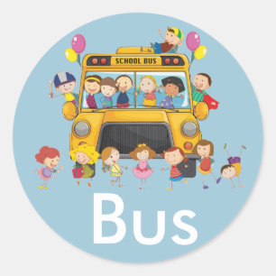 School Bus Sticker Pack