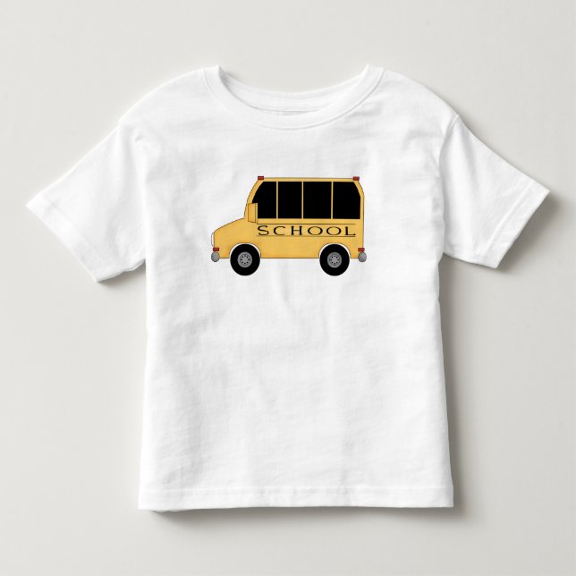 School Bus Toddler T-Shirt (Front)