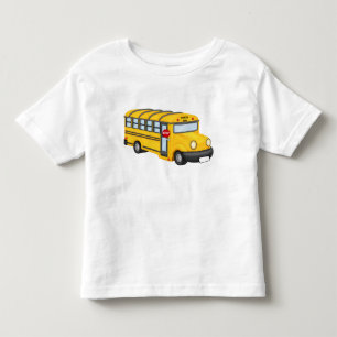 School bus toddler transportation t-shirt