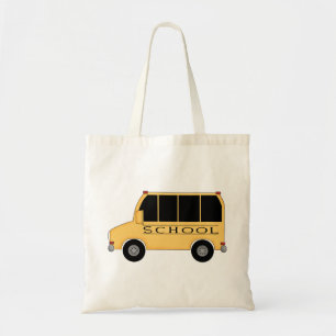 School Bus Tote Bag