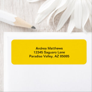 School Bus Yellow Solid Colour