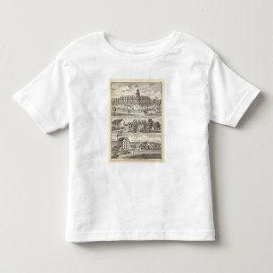 School, businesses & residences in Highland Park Toddler T-Shirt
