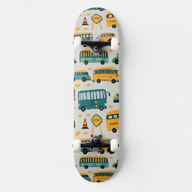 School Busses Skateboard (Front)
