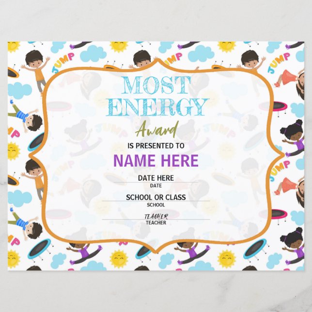 School Certificate (Front)