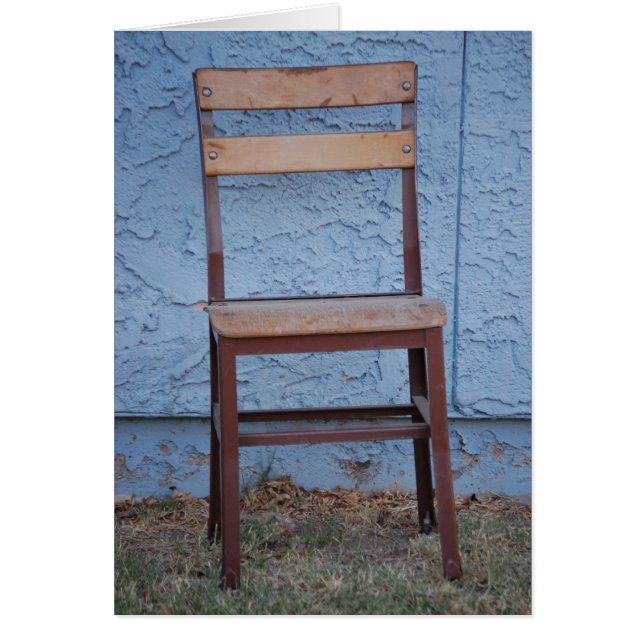 School Chair Card (Front)