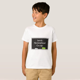 School Chalkboard Home Education Co op T-Shirt