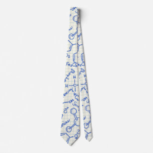 School chemical pattern tie