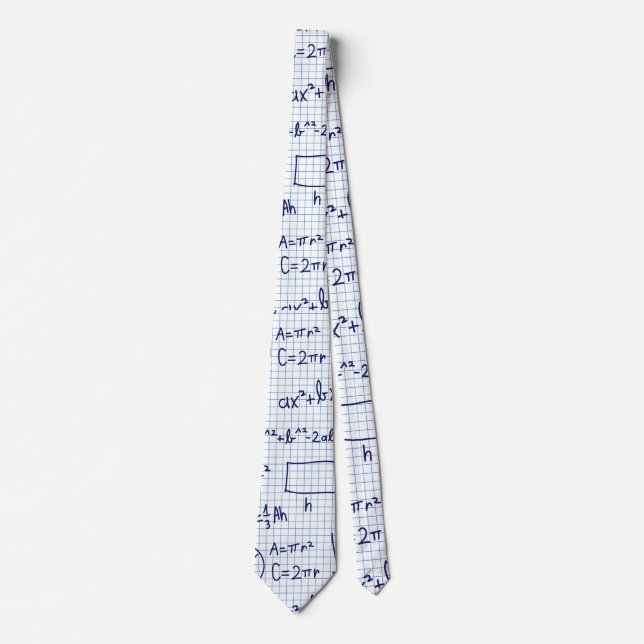 School chemical pattern tie (Front)