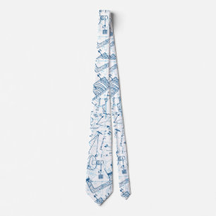 School chemical pattern tie