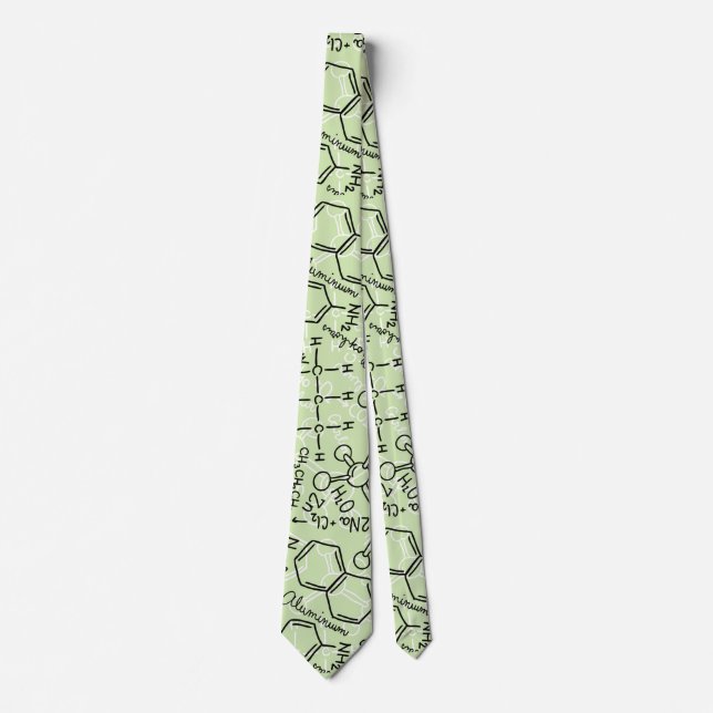 School chemical pattern tie (Front)