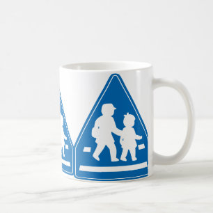 School Children Crossing >> Japanese Traffic Sign Coffee Mug
